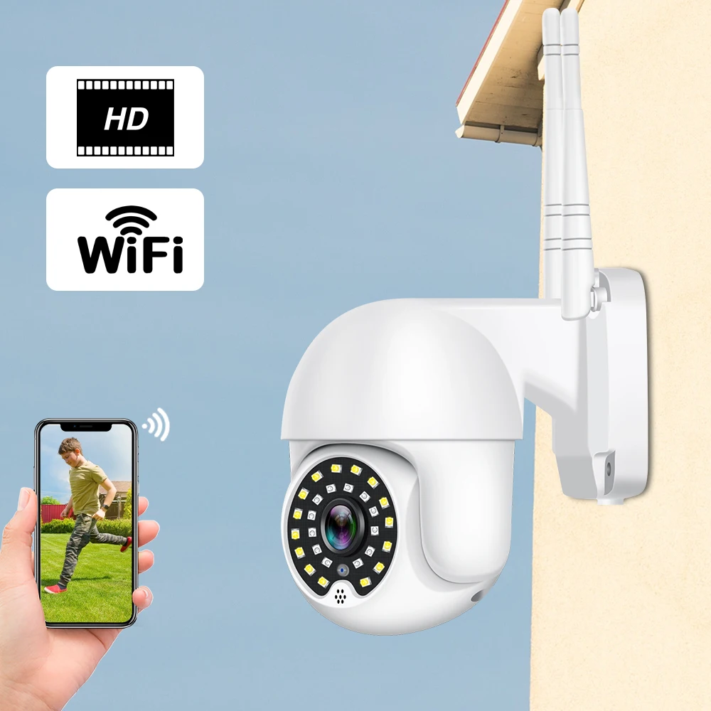 YCC365 Outdoor WIFI Camera Waterproof Two Ways Audio CCTV Smart Home Wireless Camera Color Night Vision