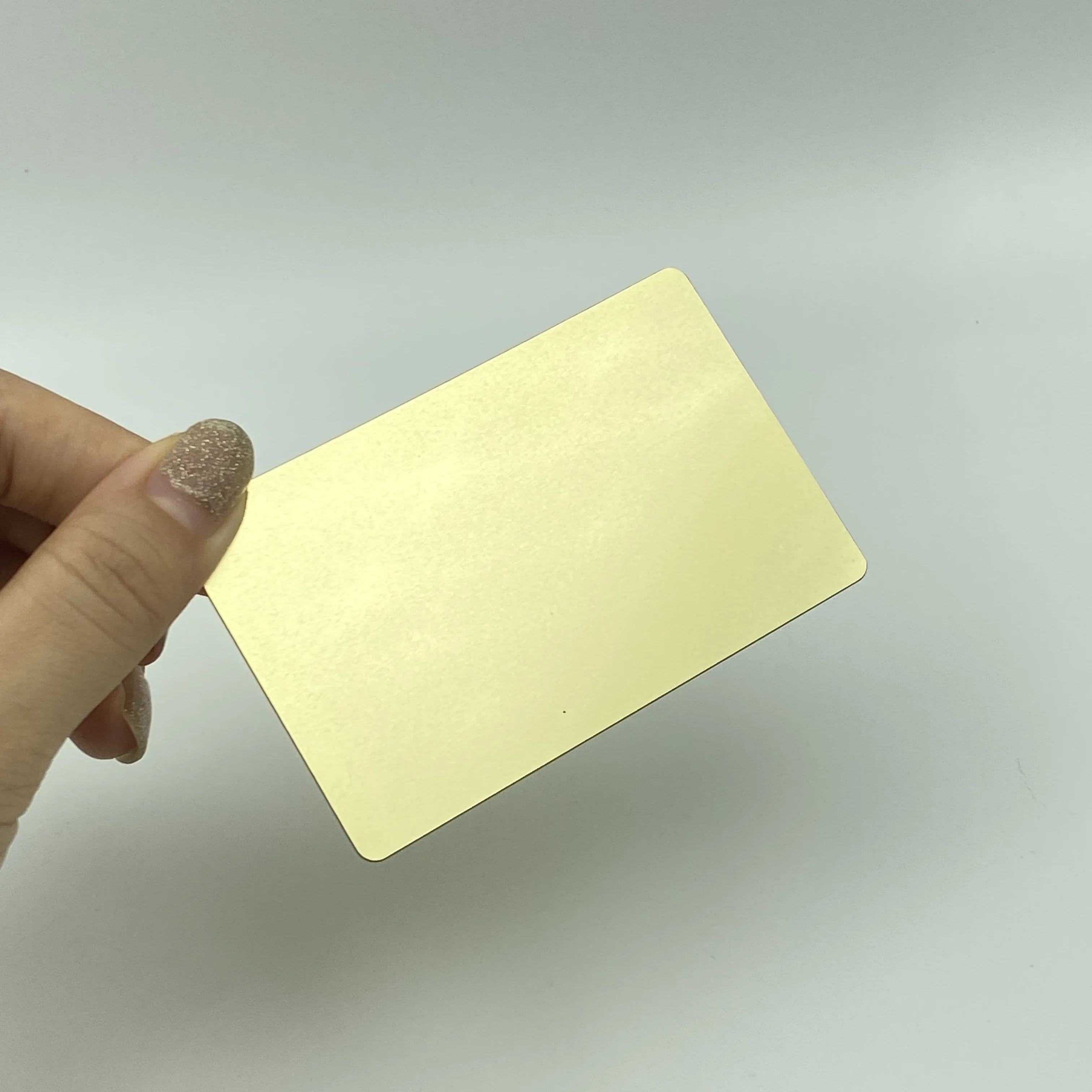 Tarjetas de visita grabadas en metal de bancos de alta calidad 0