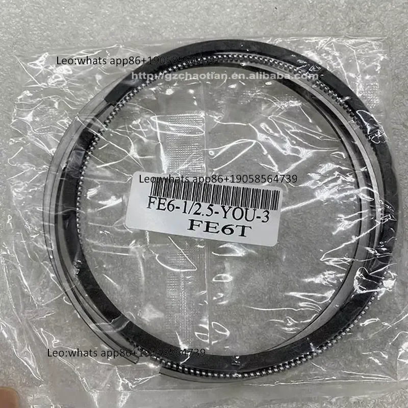 FE6 Engine Parts FE6 Engine Piston Ring Set 12040-Z5504 12040-Z5511 Ring Piston08mm