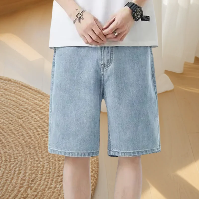 Men's Shorts Jeans Blue Denim - Men'S Fashion With Baggy Jeans recension och pris
