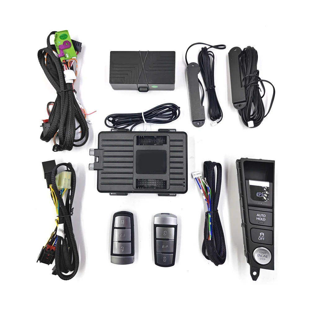 

Эксклюзивное производство, подходящее дляVolkswagen Magotan One Key Start, система бесключевого запуска, система дистанционного запуска, система бесключевого доступа