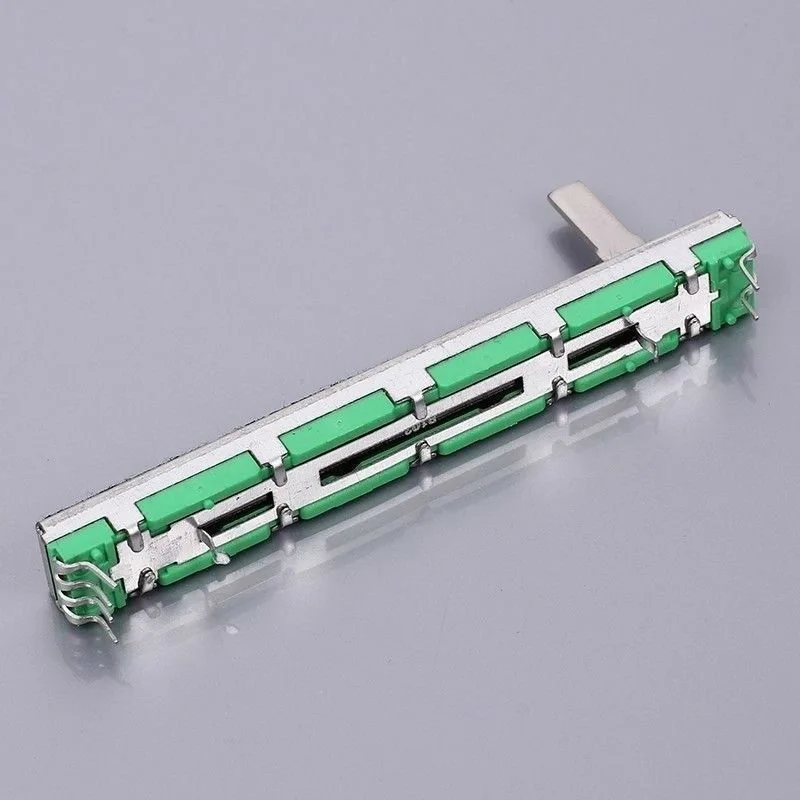 A44T20Pcs 75 мм Behringer Mixer Fader B10K, двойной прямой ползунковый потенциометр, партия