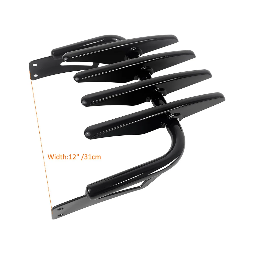 Motorcycles Rear Backrest Sissybar For Harley Fat Boy FLFBS 18-26 Breakout 13-26 Passenger Back Rest Sissy Bar & Luggage Rack view 6