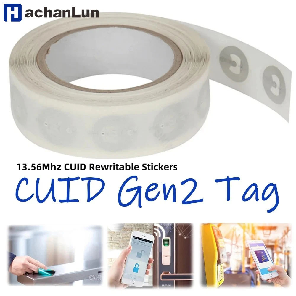 13.56 mhz CUID modificabile S50 1K RFID Adesivo Wet Inlay Tag NFC Settore 0 Blocco 0 UID Riscrivibile Carta di prossimità Copia Badge Clone