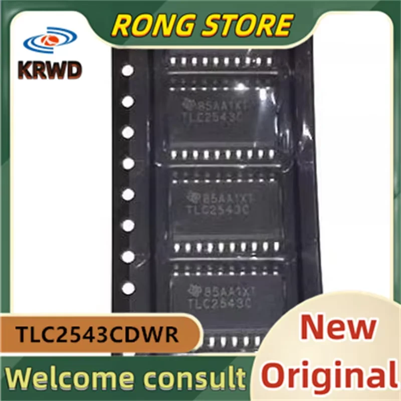 

(5PCS) TLC2543C New and Original Chip IC TLC2543CDWR TLC2543 SOP-20