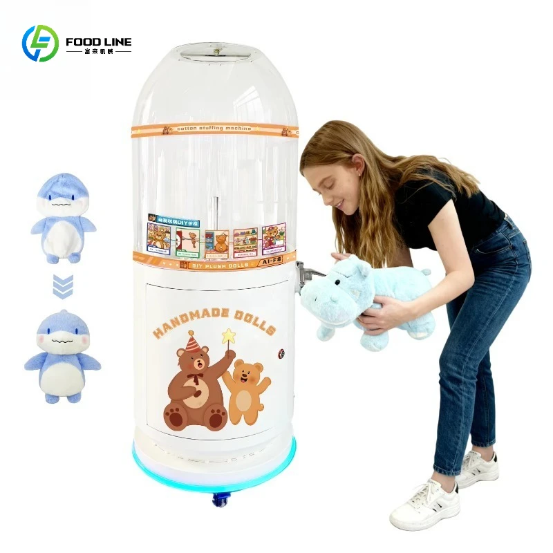 Semi-automatic Cotton Filling Machine Customization High Efficiency Commercial OEM Service Customization Plush Toys High Quality