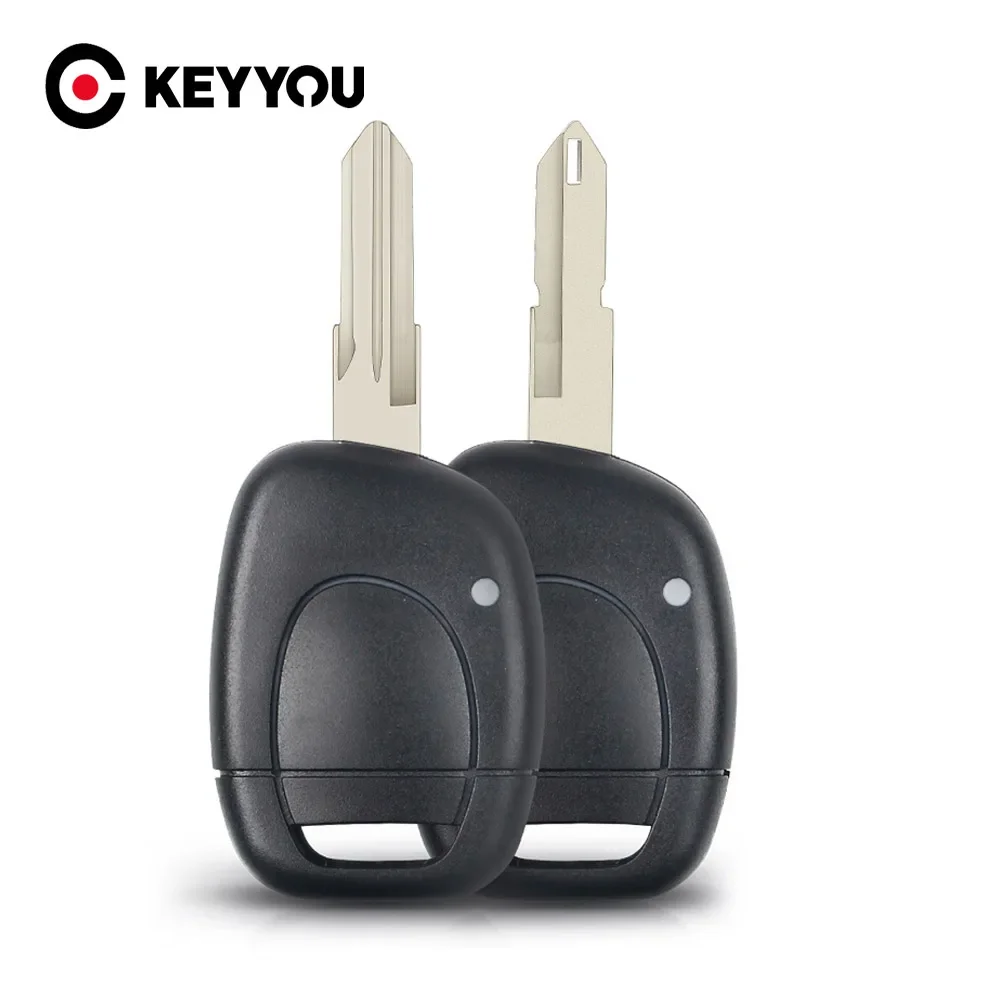 KEYYOU Remote Key Shell Cover Case Fob For RENAULT Twingo Clio Kangoo Master Simbol 1 Button Key Fob Case