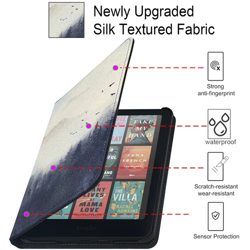 Imagen 2 del producto GOVTVA Funda de mano doble para Kindle Paperwhite de 7 "", edición de 12. a generación/Signature y funda Kindle Colorsoft Signature Edition 2024