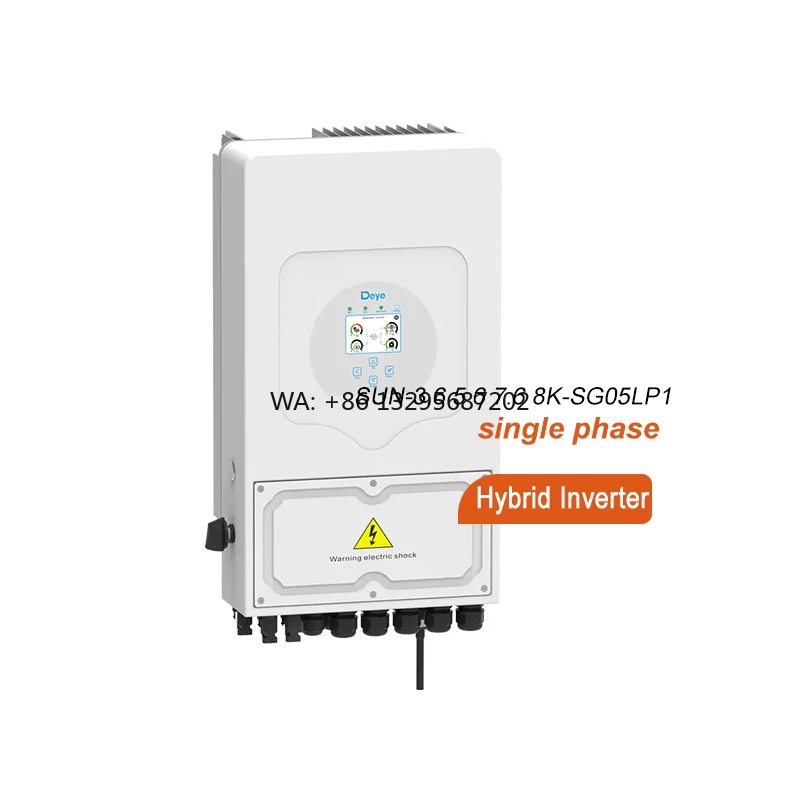 

Deye SUN-3/3.6/5/6K-SG04LP1 Solar Inverter 6kw Hybrid Inverter Single Phase 3kva 6kva for Solar Inverter Solar Home System