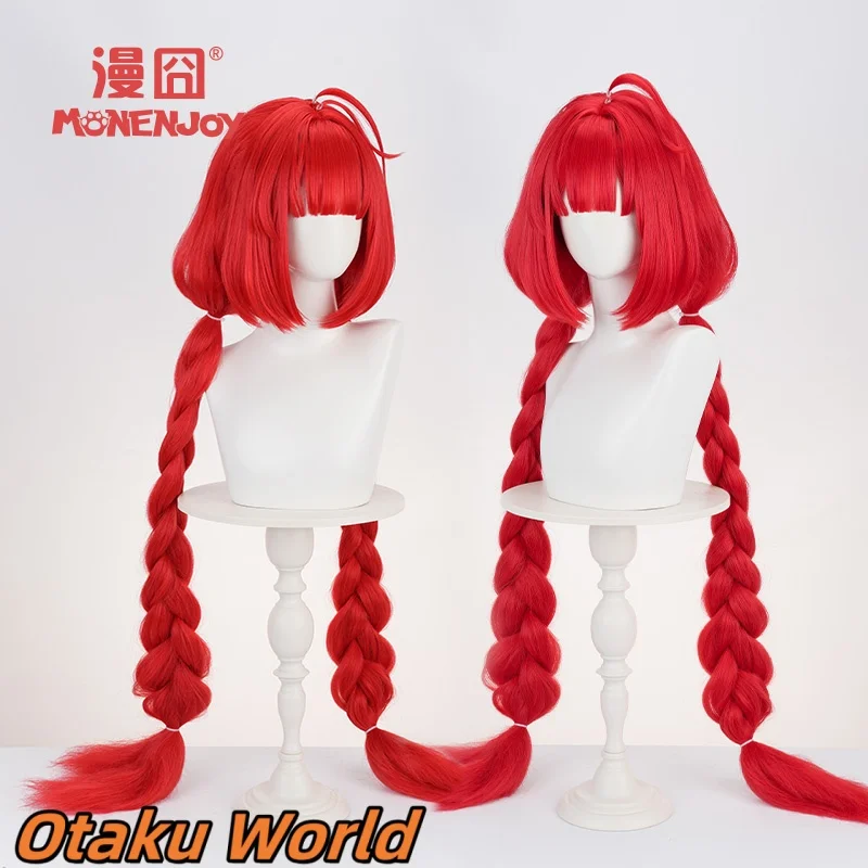 재고 있음 우키나미 유즈하 가발 코스프레 의상 액세서리 가발 미호요 ZZZ 젠레스 존 제로 할로윈 파티 가발 롤플레잉 의상