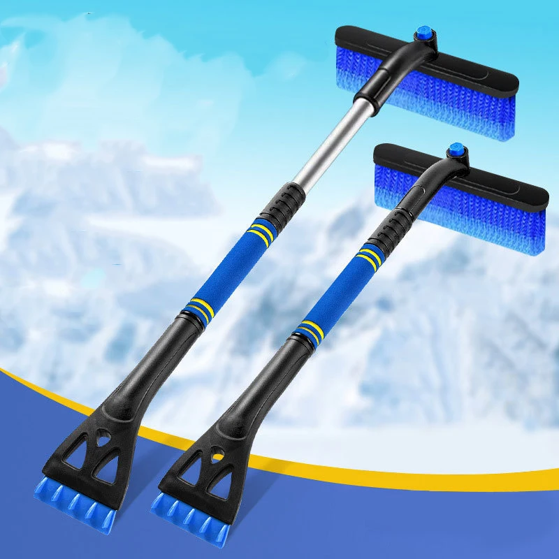 

TOFAR 3 IN 1 Winter Car Snow Shovel Ice Scraper Removable Telescopic Snow Brush Windshield Snow Sweeping Defrosting Deicing Tool