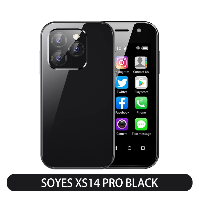 3inch小型液晶　XS14Pro スマートフォン 4G運用可 SOYES XS14 Pro 4G Mini Smartphone Android 9.0 3GB+64GB 2600mAh