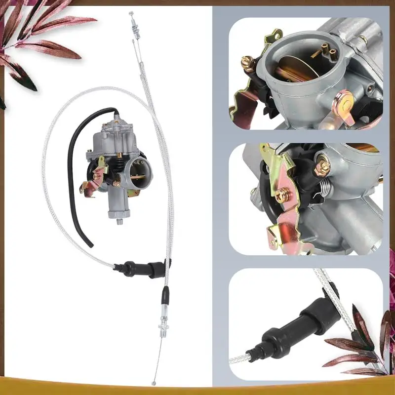 

AB59-PZ30 30Mm Carburetor Accelerating Pump Racing For 200Cc 250Cc For Keihin ABM IRBIS TTR 250 With Throttle Cable