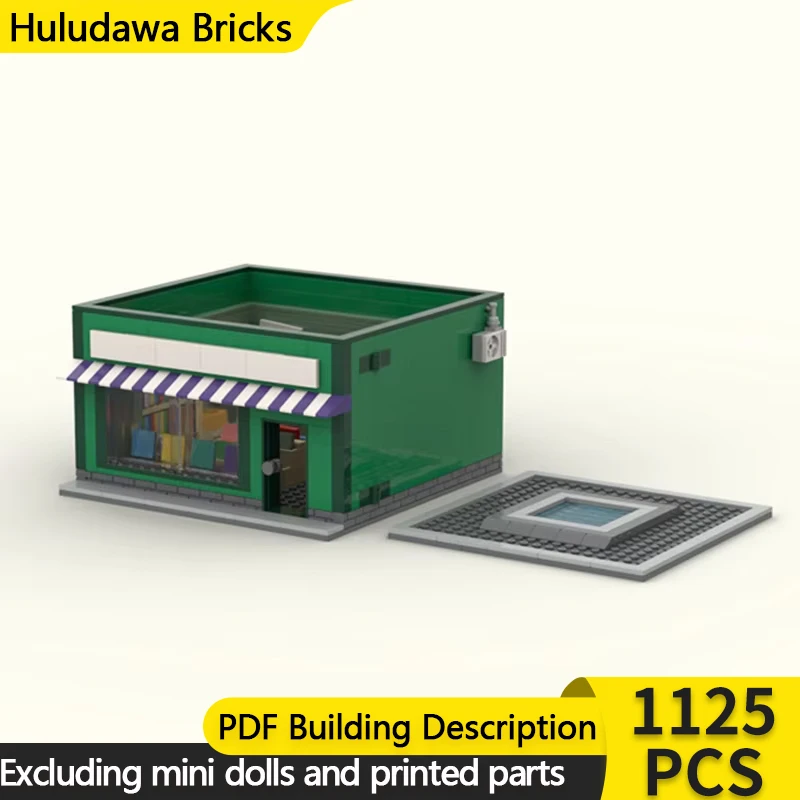 Popular Anime Model MOC Building Brick Springfield Baseball Card Shop Modular Technology Gift Holiday Assemble Children Toy Suit