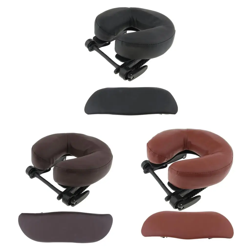 Flexible Massage Bed Table Face Cradle Headrest Foam w/ Bracket