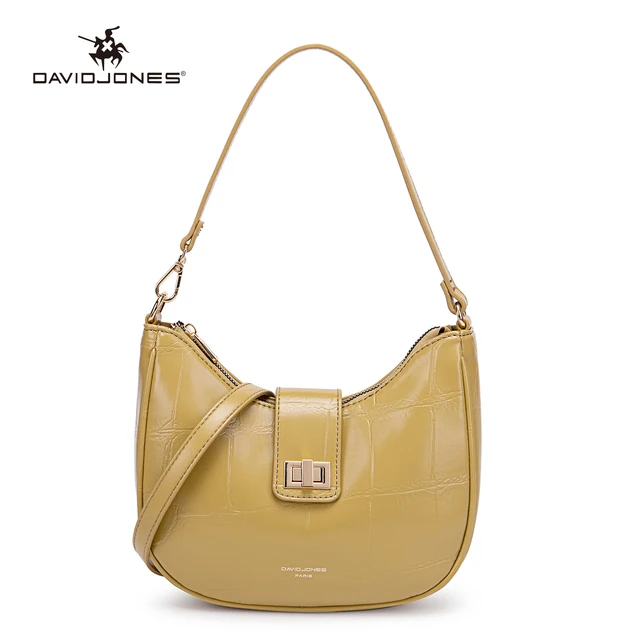 David Jones Trendy PU Leather Women s Bag 2023 Fashion Handbags for Women Multi funtional Female Evening Bags Luxury Design AliExpress