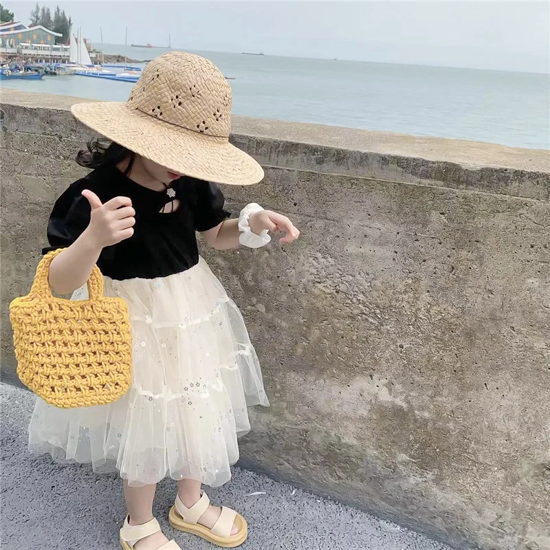 Children Handbags 2023 New Spring Summer Fashionable Solid Color Casual Simple Sweet Cute Handbags for Kids Girls Mini Tote Bag