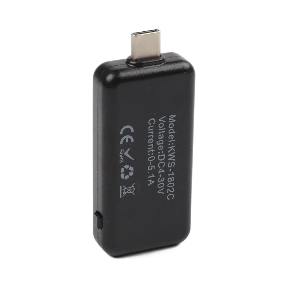 Multifunction USB C USB Tester Digital Display Meter with Overcharge Protection Timer and Real Time Charging Status Monitoring