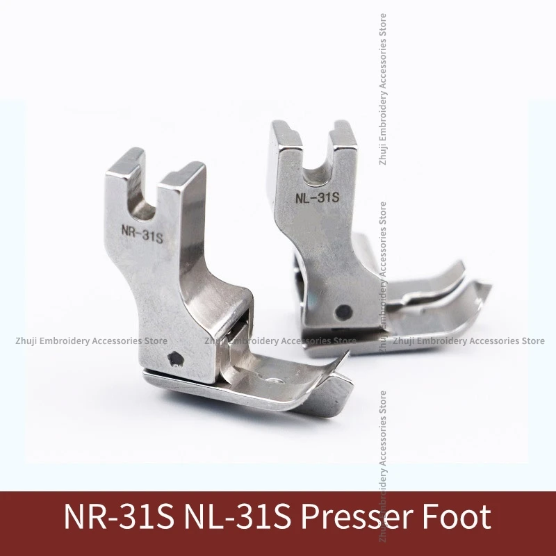 Nl-31S Dark Line Tangent Presser Foot, All Steel NR-31S Pit Presser Foot, Collar Mounted Waist Presser Foot