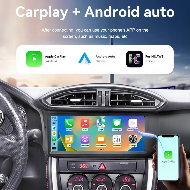 

Автомобильный цифровой кластер Android для Toyota 86 Subaru BRZ 2013-2019, приборная панель, спидометр, вихревой кабин, автомобильный GPS Navi, радио