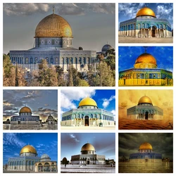 5D Diamond Painting Muslim Religious Architecture Masjid Aqsa Landscape Cross Stitch Embroidery Picture Mosaic Living Room Decor