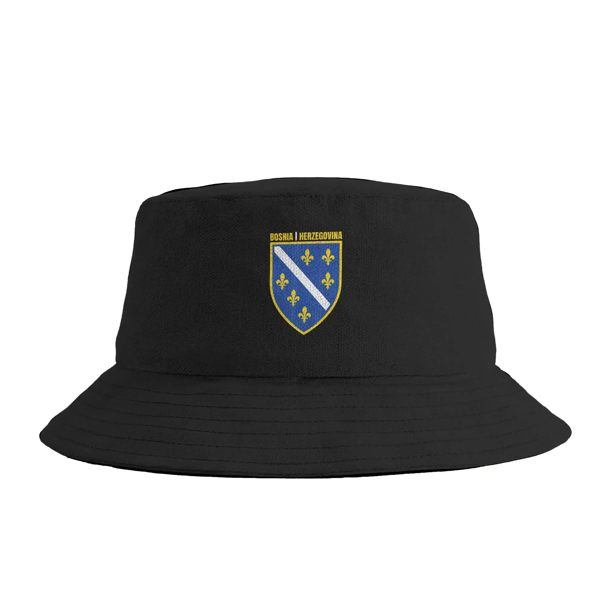 Image of Fischerhut mit Bosnien- und Herzegowina-Flagge, Outdoor-Fischerhüte für Damen, trendige Fischerhüte mit Visier, Mütze mit Persönlichkeitsmuster