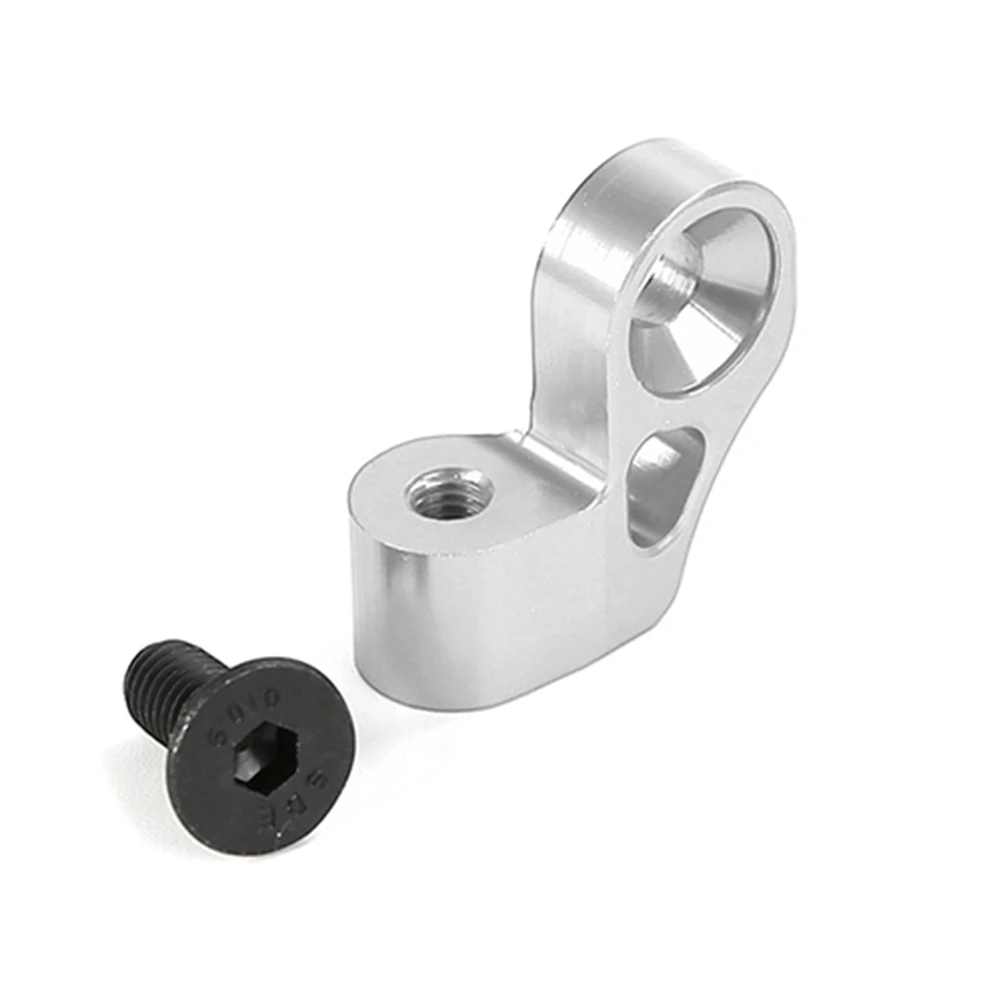 Practical Cnc Metal Clutch Fixing Block for 1/5 HPI ROVAN KM BAJA 5B 5T 5B 5SC TRUCK RC CAR Toys Parts,Silver