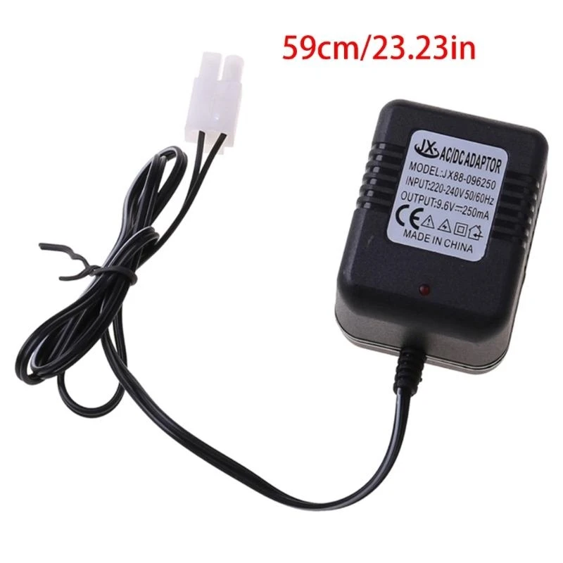 Rechargeable Battery Ni-Cd Ni-MH Batteries Pack KET-2P Plug Adapter 9.6V 250mA Output for Remote RC