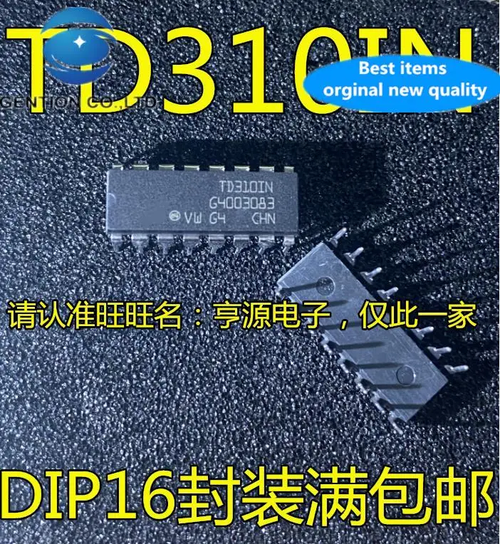 10pcs 100% orginal new in stock  TD310 TD310IN DIP-16 pin in-line gate inverter chip / driver IC chip