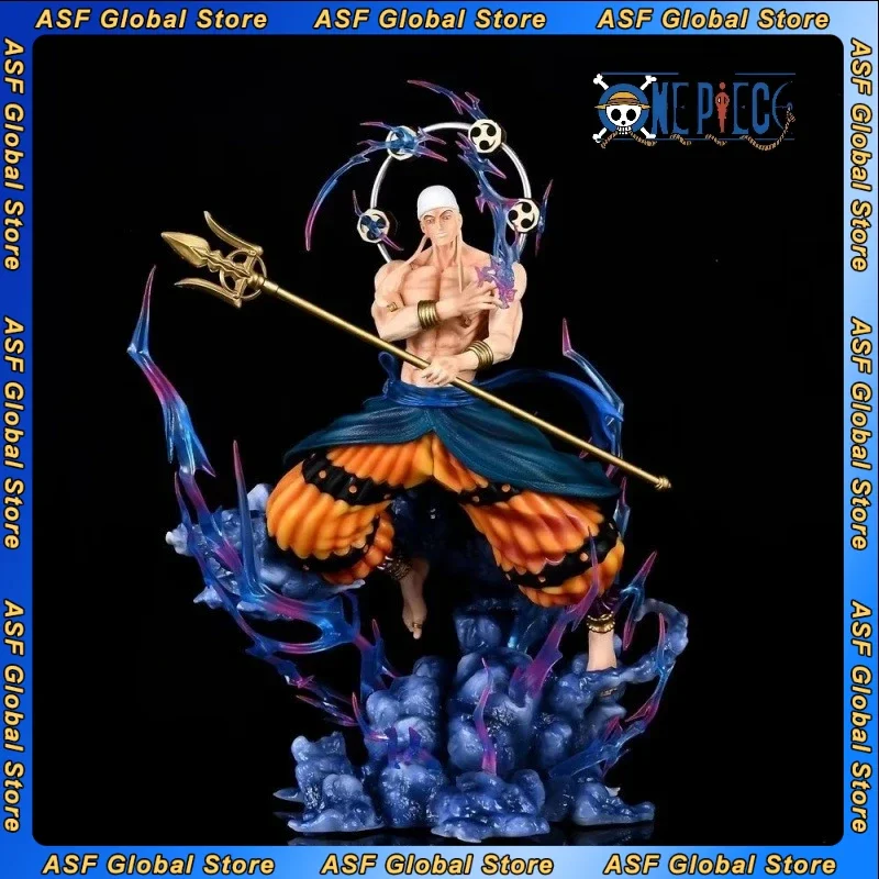 

33cm New ONE PIECE Anime Figure Enel Peripheral PVC Model Scene Statue Desktop Decoration Ornaments Kids Birthday Gifts Toys