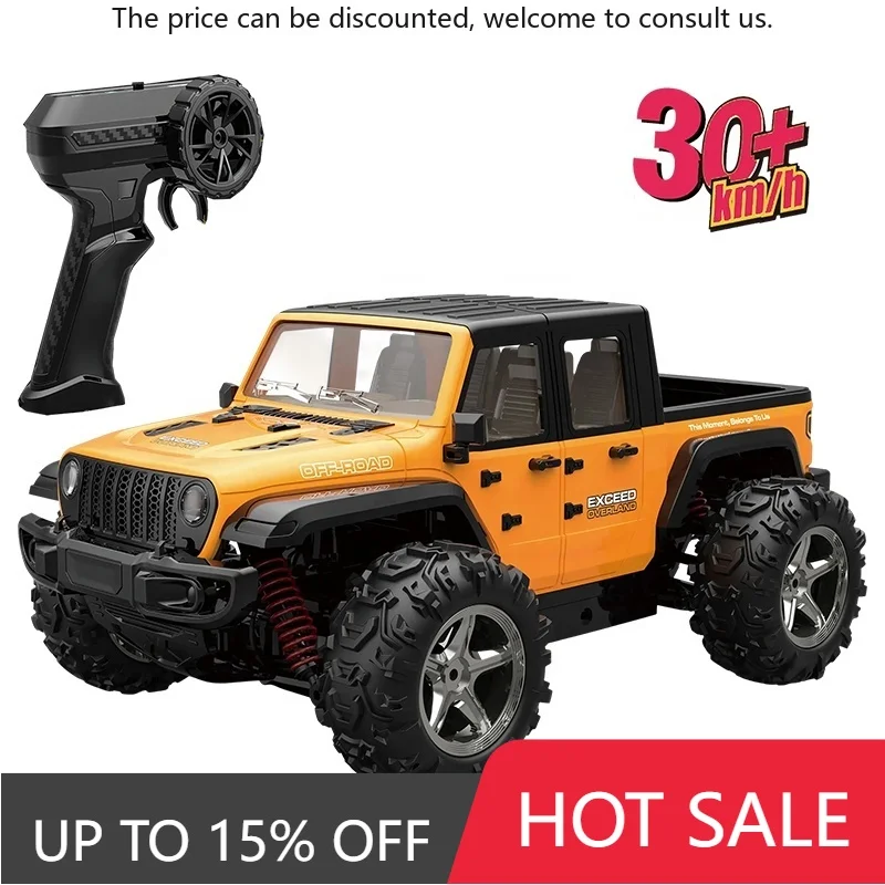 

BG1550 1:20 Scale 4WD RC Pickup Truck SUV Car Off Road With Shock Absorber Water Resistant 2.4GHz Remote Control For Outdoor Fun