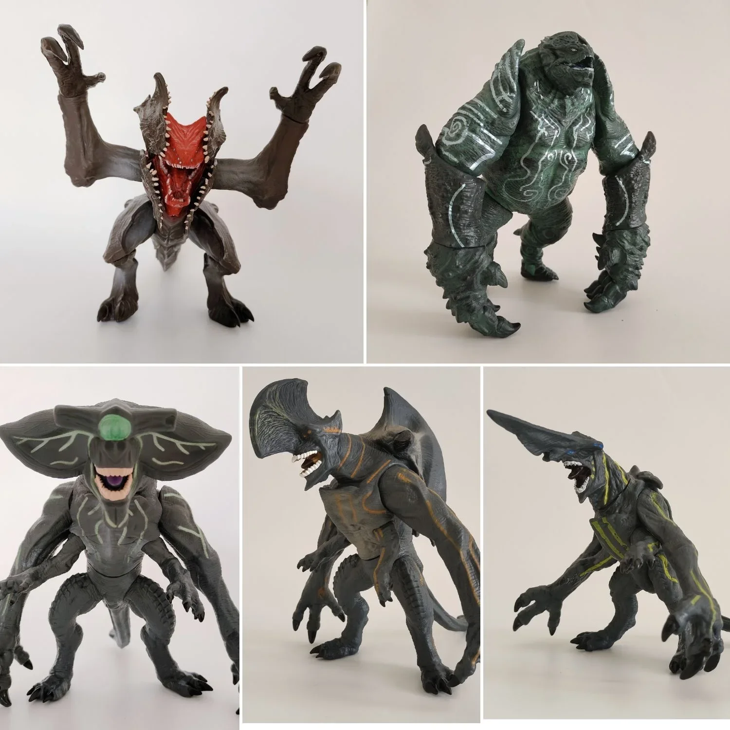 Anime New Pacific Rim Figure Monsters Scunner Leathback Mega Kaiju Trespasser Knifehead Figurine Model Children Gift Model Toys