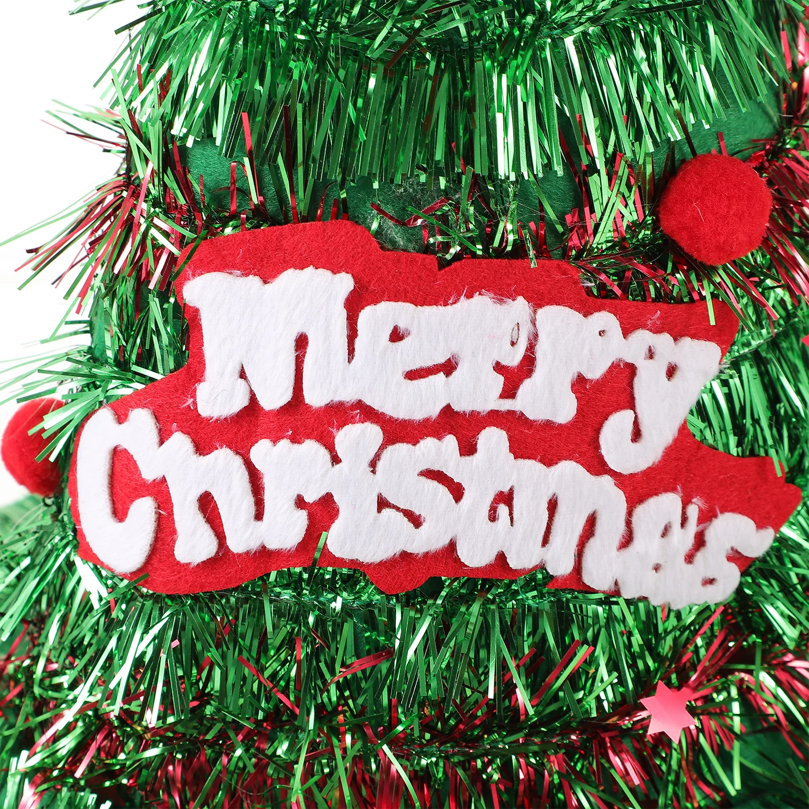 

Christmas Hat Santa Claus Style Festive Tree Design Star Ball Decor Party Favor Costume Accessory Adults Kids Carnival