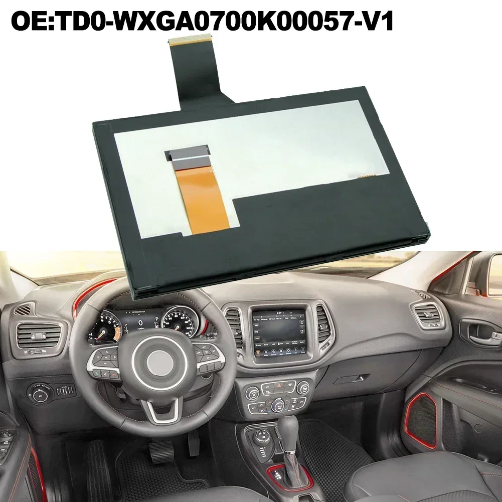 

7inch Navi Radio LCD Display Touch Screen Replacement For Jeep For Compass 17-20 OEM TD0-WXGA0700K00057-V1 LMB5K00057BL