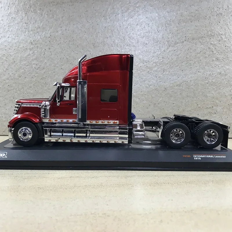 ダイキャスト-1:43ミニチュア合金車,アメリカのトレーラー,トラックの