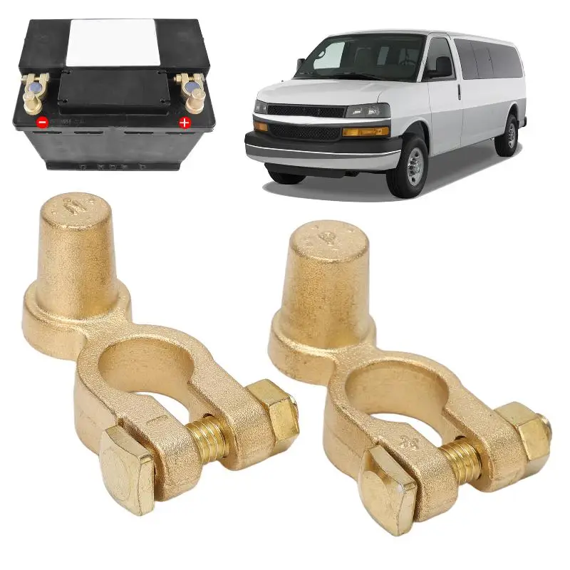 

Automobile Battery Terminal Connector, Converts SAE to JIS, Positive Negative Top Post, 1 Pair Auto DIY Tool