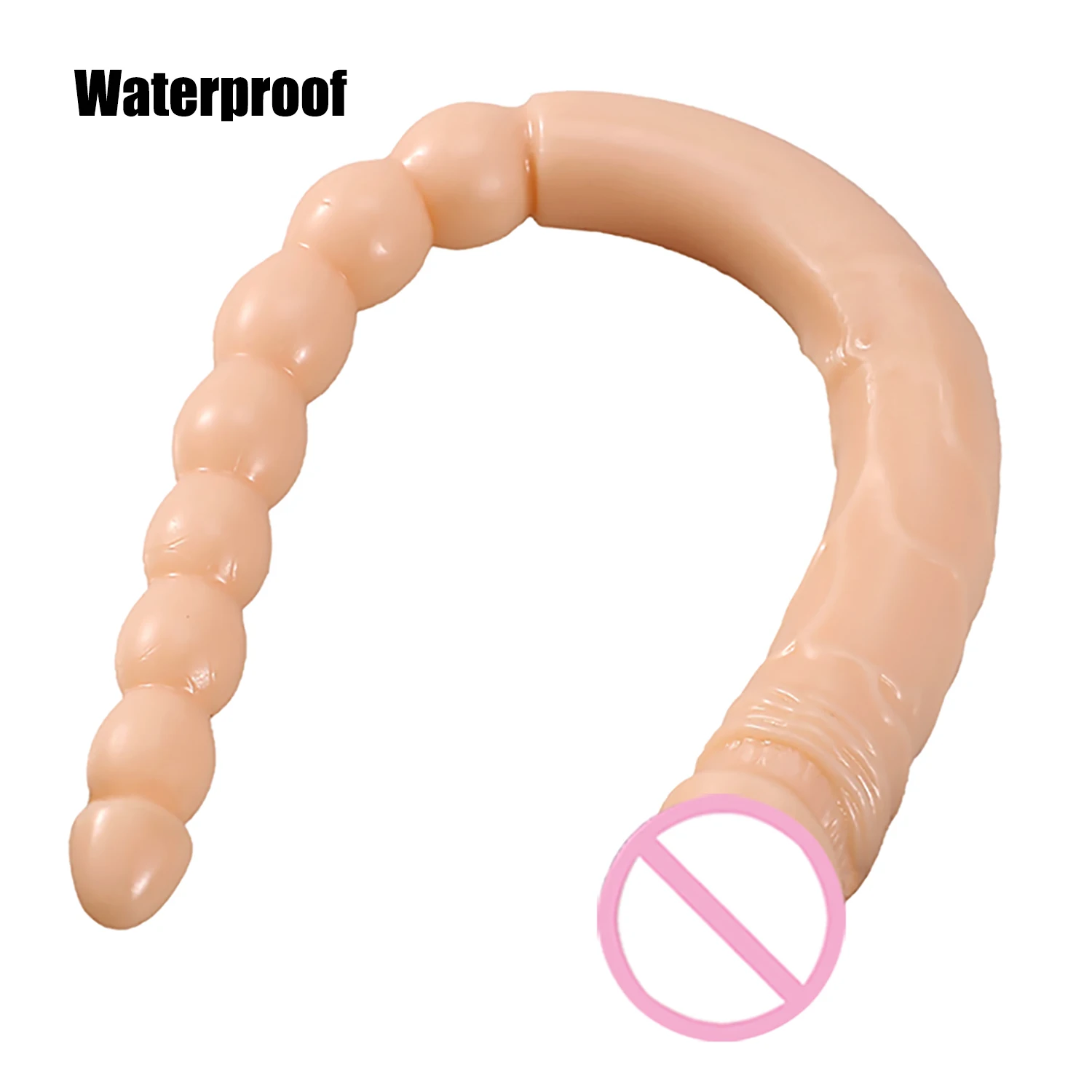 18.9 Inch Double Dildo Anal Plug Stimulate Vagina Anus Soft Penis Anal Dilator Phallus Long Dick Masturbator Sex Toys for Women