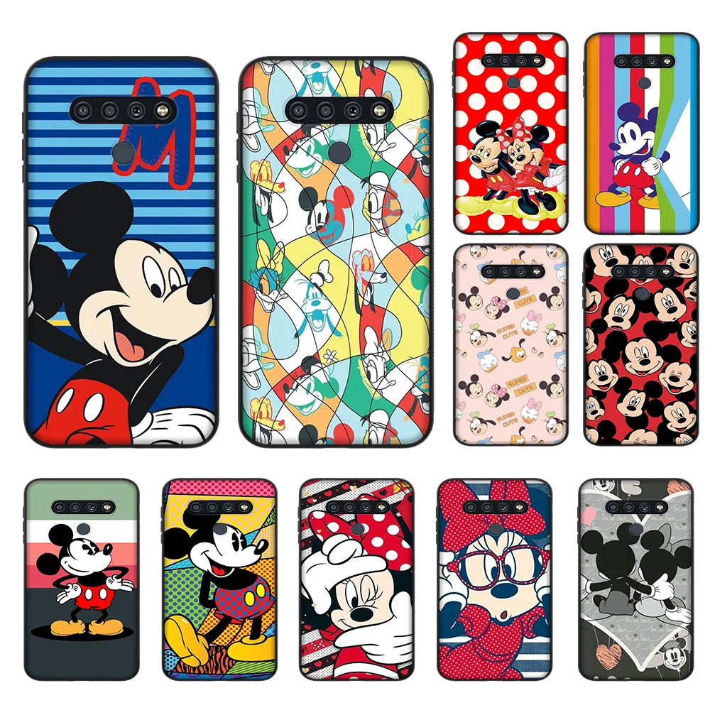 Mickey Mouse Cover for Huawei Mate 20 Nova 7 SE 2 2i 3 3i 4E 5T Lite P20 P30 Pro Black Phone Case