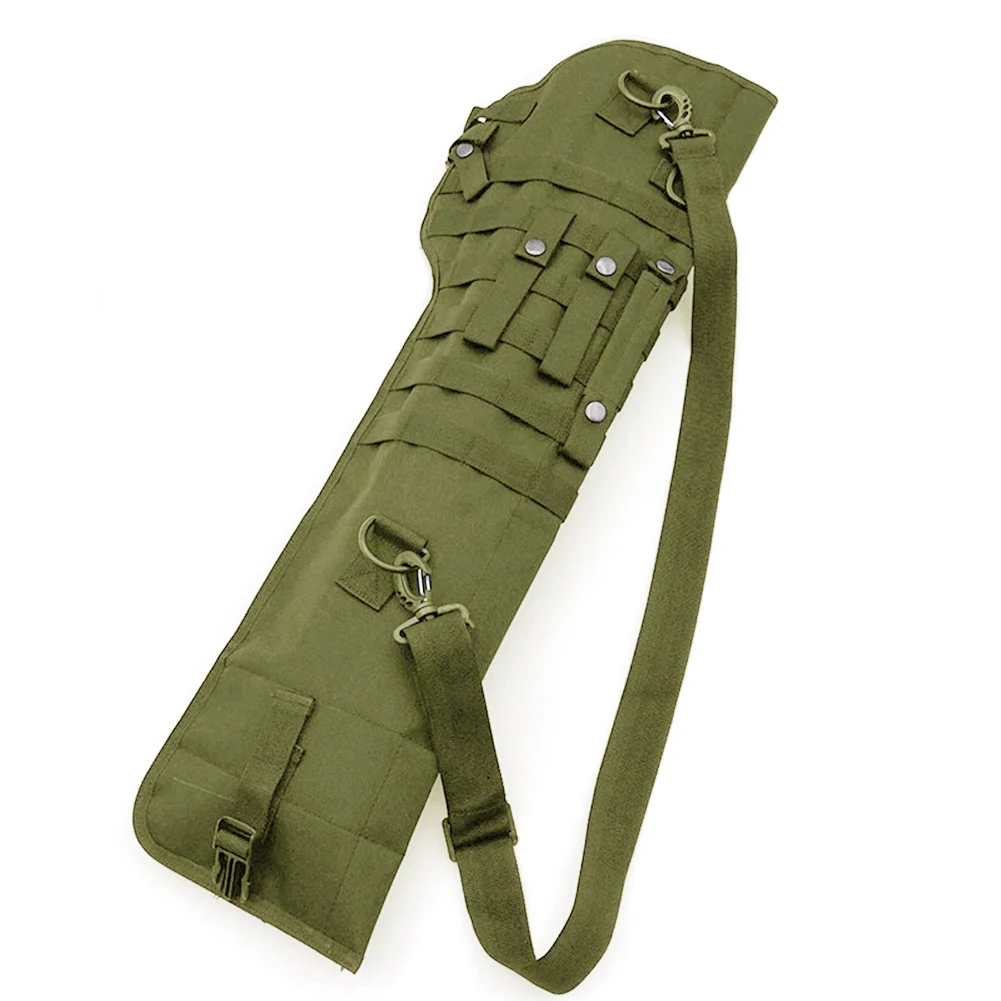 Coldre tático ao ar livre Rifle Shotgun, M4 AK Shell, Arma Molle Nylon, Suporte de arma de caça, Saco de bala de cor