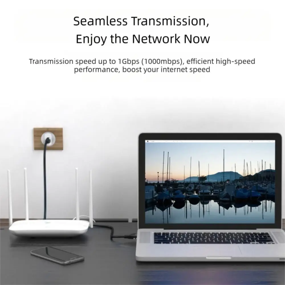 5/10/15M Cat6A Ethernet Cable 250MHz Bandwidth 1 GBps Transmission Cat.6A SFTP Patch Cable RJ-45 Interface Stable Transmission