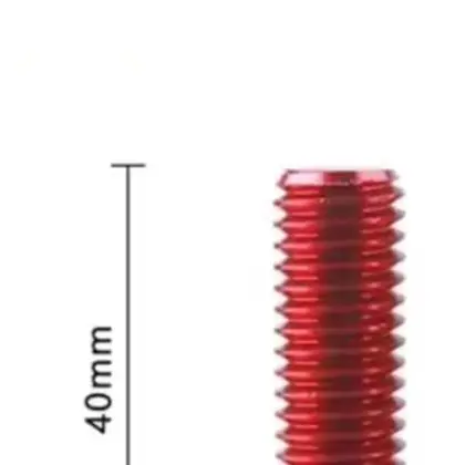4 Pcs Aluminum Dual Hole Flange Alignment Pins With Built-in Level For 1.5 Inch 150LB Pipe Fitting Installation Tools Red
