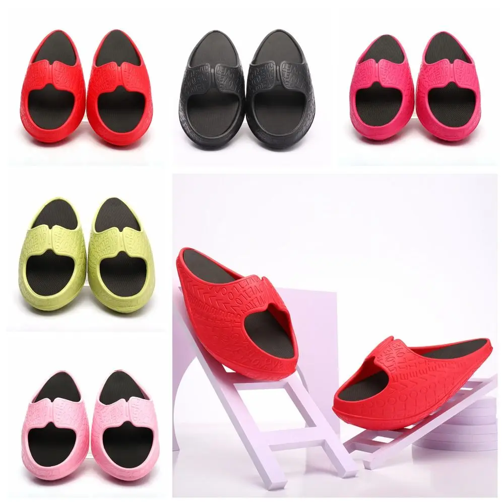 1 زوج المرأة تشكيل الجسم النعال هزاز الكاحل العجل تمتد الصنادل إيفا المواد إسفين منصة هزاز النعال #5