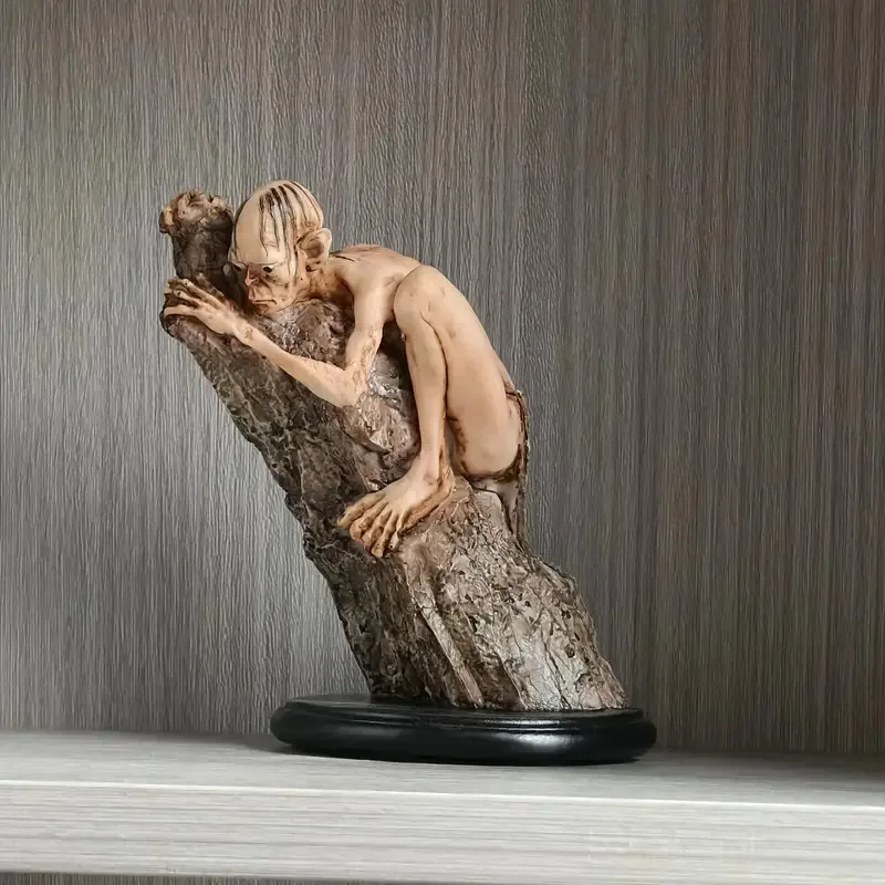 

1 Resin Man Gollum Tree Climbing Statue - Indoor/Outdoor Decoration, Perfect for Sculpture Bedrooms