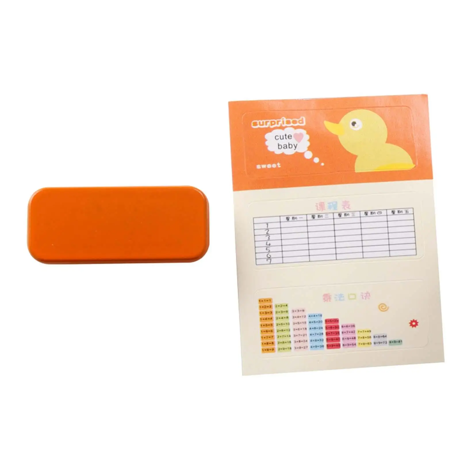 

1:12 Pen Box Model Miniature Pen Ruler Eraser Box Realistic Dioramas for Fairy