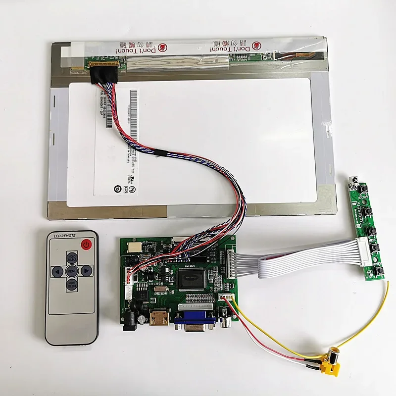 10.1 inch 1280*800  Screen HD Digital LCD  Display Backing Car HD VGA  raspberry pi compute module 4 With key board