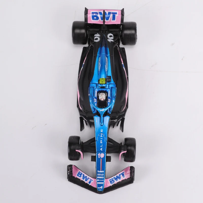 Bburago 1:43 2023 BWT ALPLNE TEAM Alloy Model Car NO.10 Pierre Gasly /NO.31 Esteban Ocon