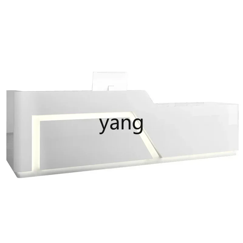 CX  small beauty salon counter simple modern commercial bar table company front desk