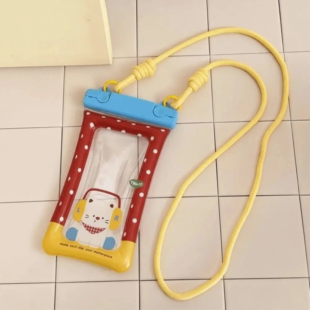Shoulder Pouch Adjustable Strap Waterproof Phone Pouch Lightweight Sealed Crossbody Dry Bag PVC ABS PVC Storage Pack Kids view 4