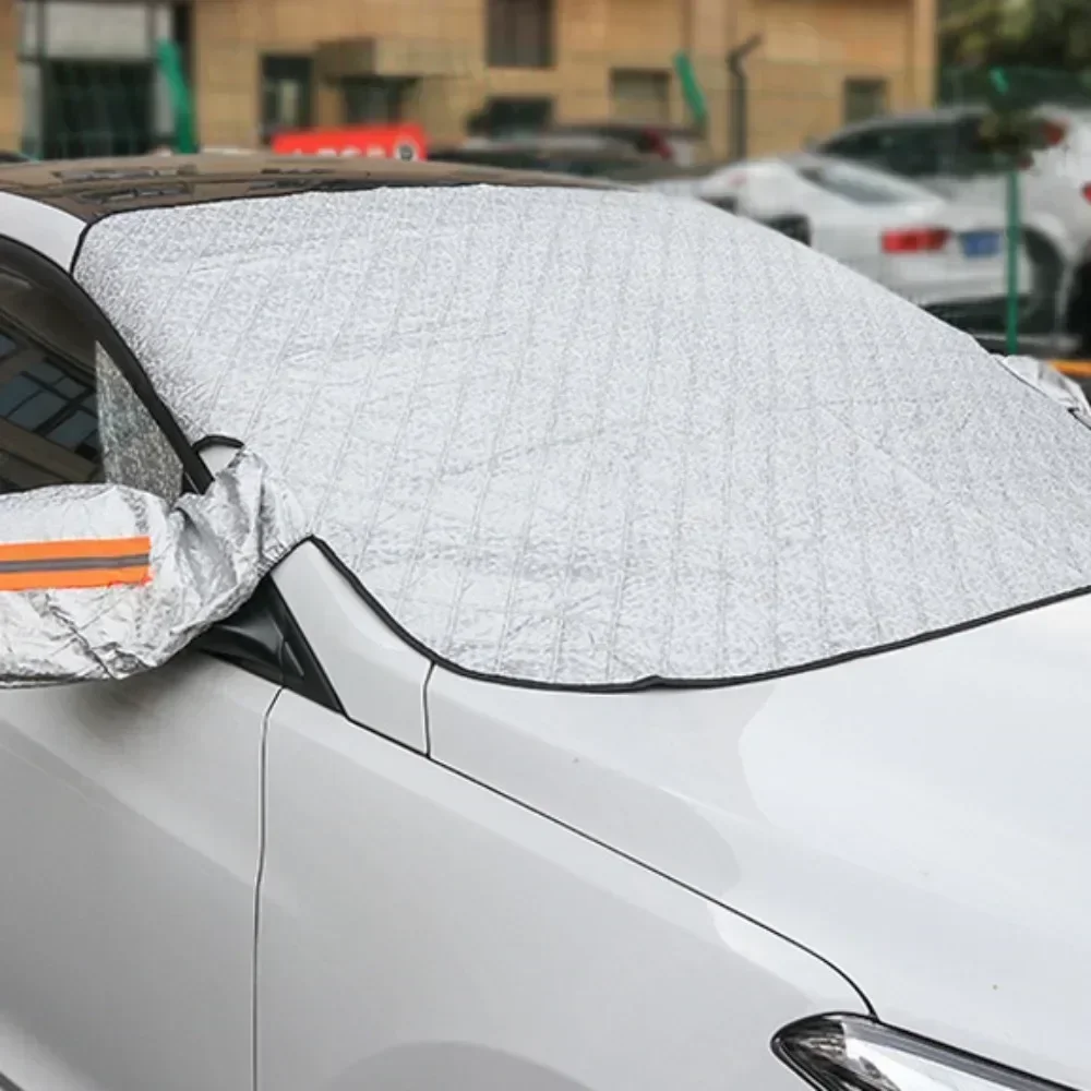 Car Windshield Snow Sun Shade Waterproof Protector Front Windscreen Cover Summer and Winter Dual-purpose Sunshade Snow Shiled