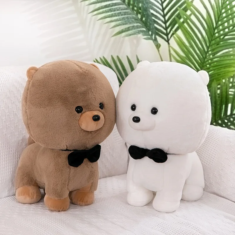 

New Cute Bichon Baby Plush Toy Stuffed Doll Cartoon Long-hair Dog Super Soft Pillow Fulfilling Dolls for Wedding Gift Kids Prese